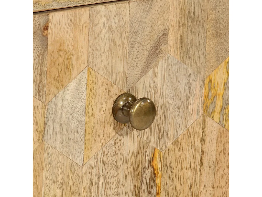 Ladekast 70x35x70 cm massief mangohout