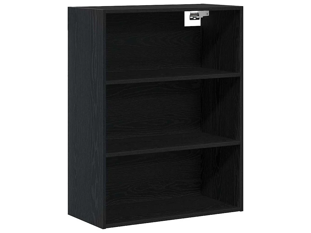 Haut Armoire 2 pc Chêne noir 69,5 x 34 x 180 cm