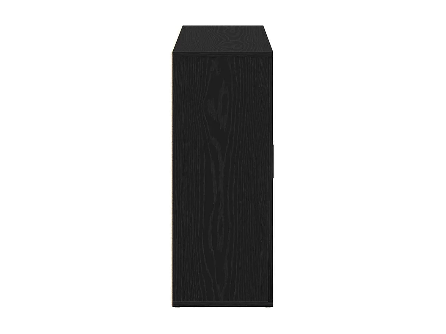 Buffet Chêne noir 91 x 29,5 x 75 cm Bois d'ingénierie