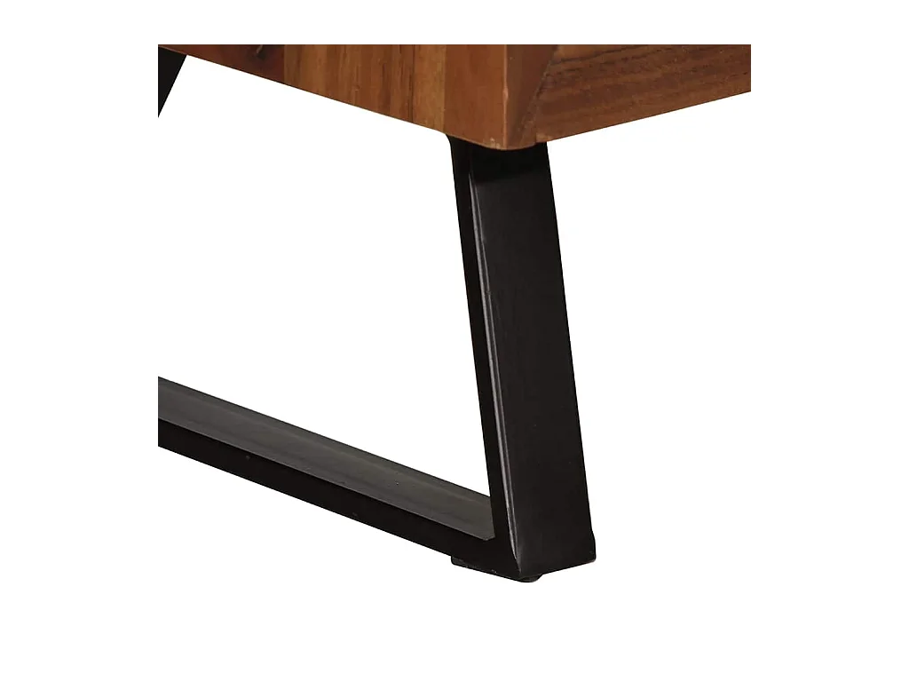 Armoire à tiroirs marron miel 70x35x70 cm bois massif d'acacia