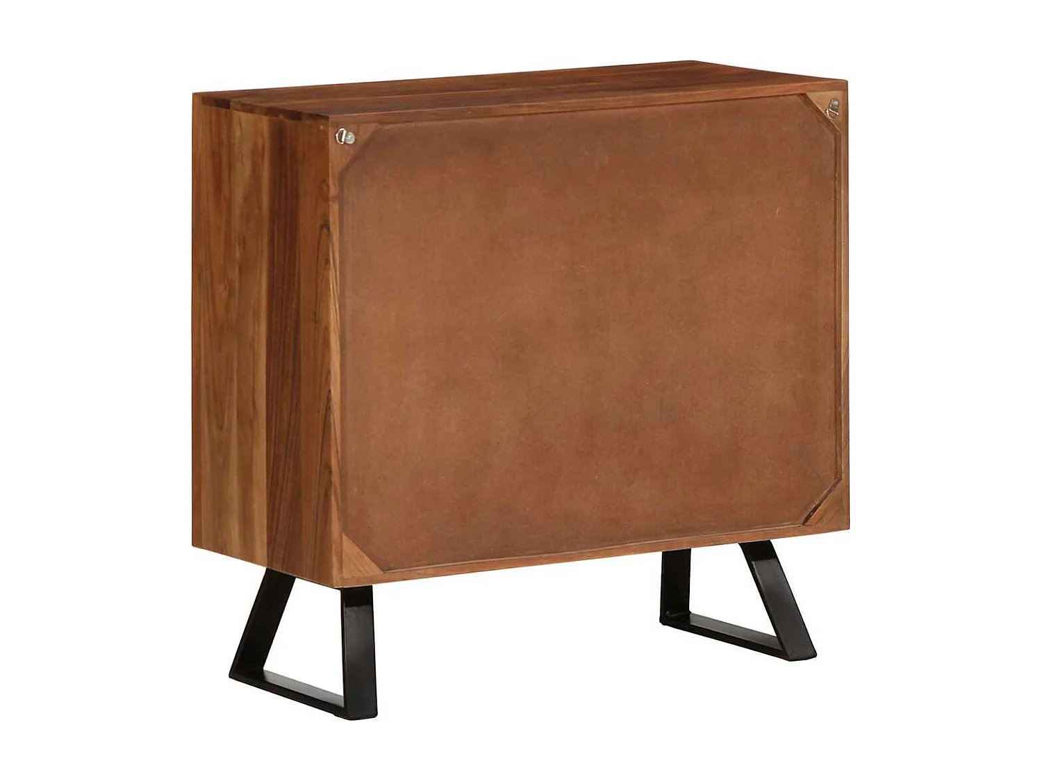 Cassettiera Marrone ambra 70x35x70 cm in Legno Massello Acacia