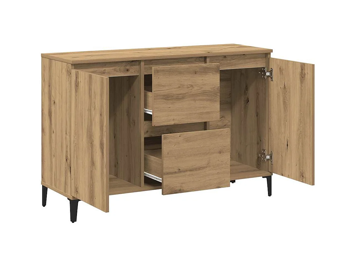 Sideboard Artisan-Eiche 102x35x70 cm Holzwerkstoff