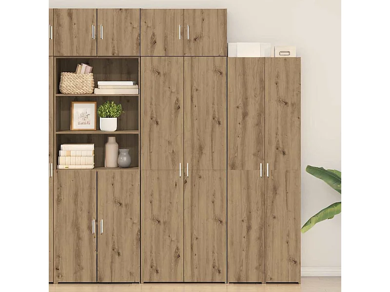Armoire de rangement chêne artisanal 70 x 42,5 x 225 cm