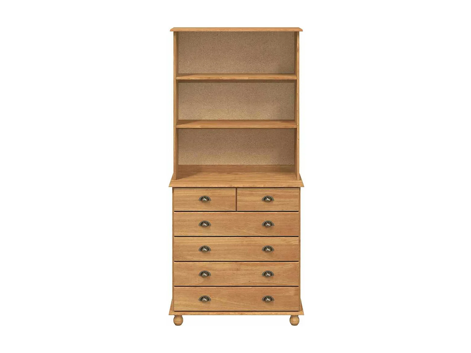Hutch ASKIM Cire de Miel 91 x 40 x 200,5 cm Bois de pin massif