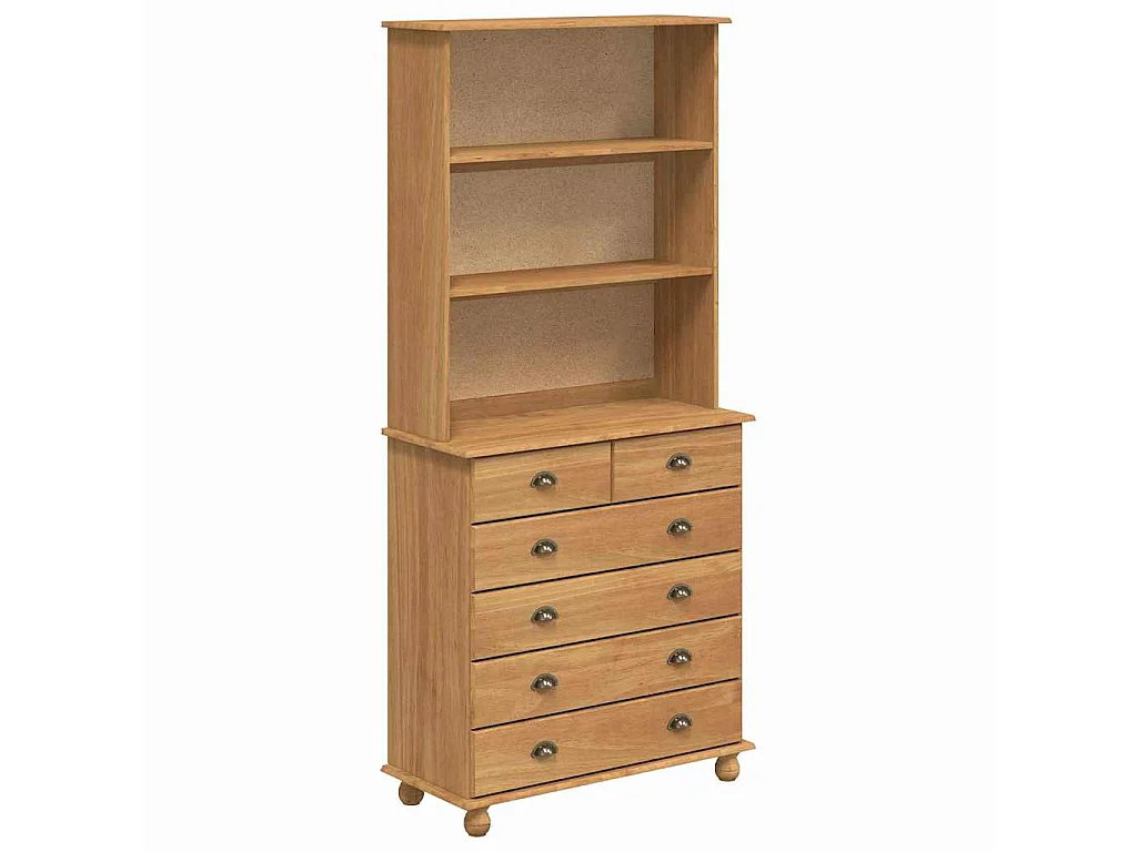 Hutch ASKIM Cire de Miel 91 x 40 x 200,5 cm Bois de pin massif