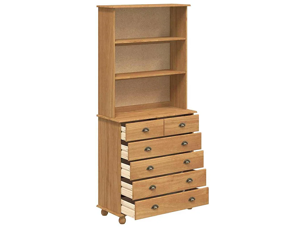Hutch ASKIM Cire de Miel 91 x 40 x 200,5 cm Bois de pin massif