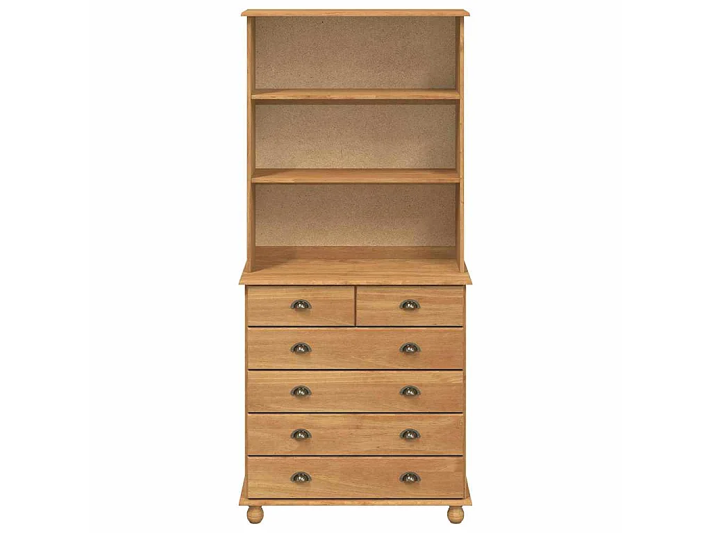 Hutch ASKIM Cire de Miel 91 x 40 x 200,5 cm Bois de pin massif