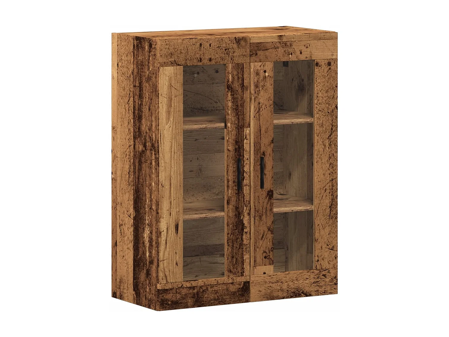 Armoire murale vieux bois 69,5x34x90 cm