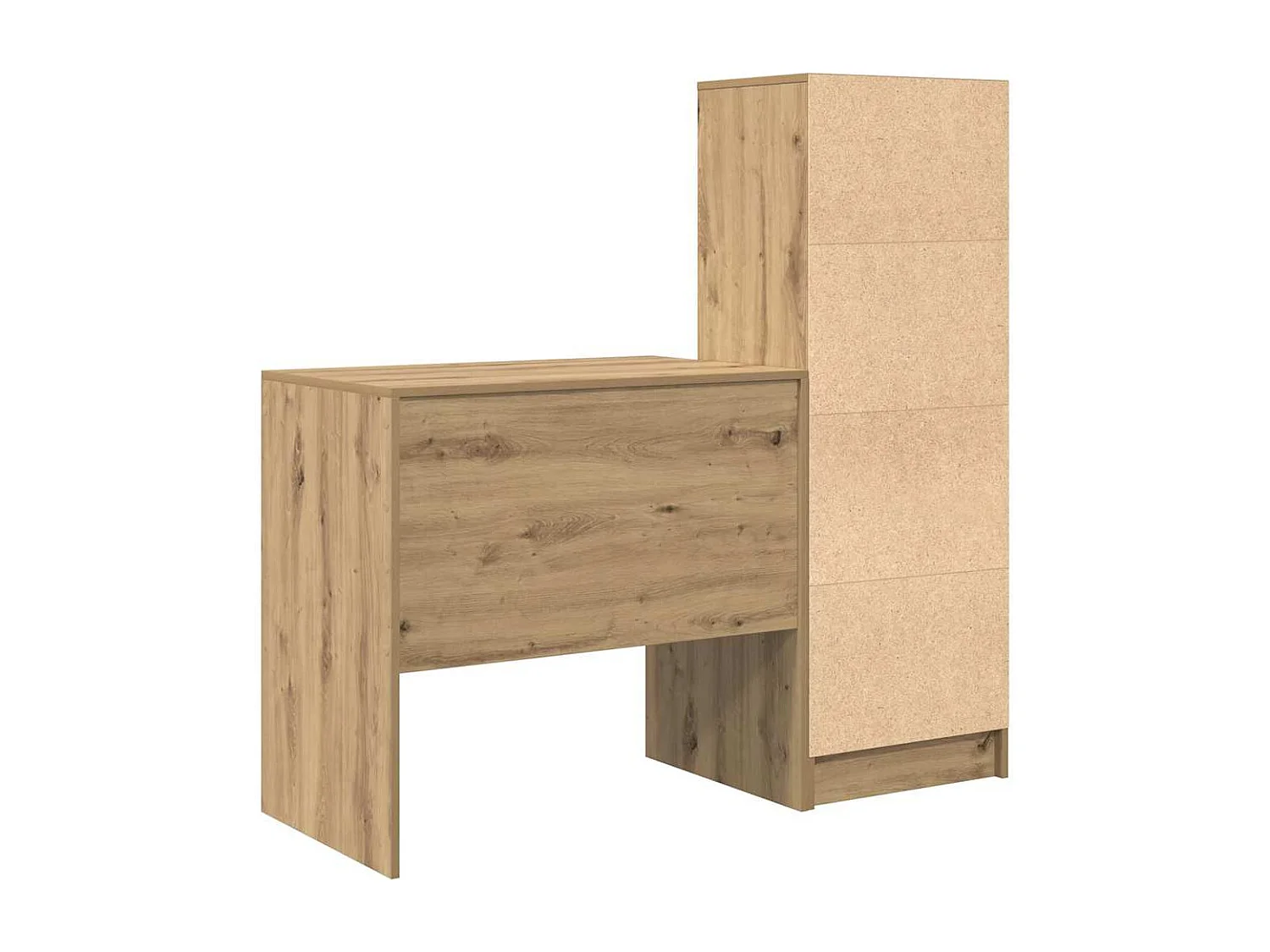 Schreibtisch mit Schubladen 2 pcs Artisan-Eiche