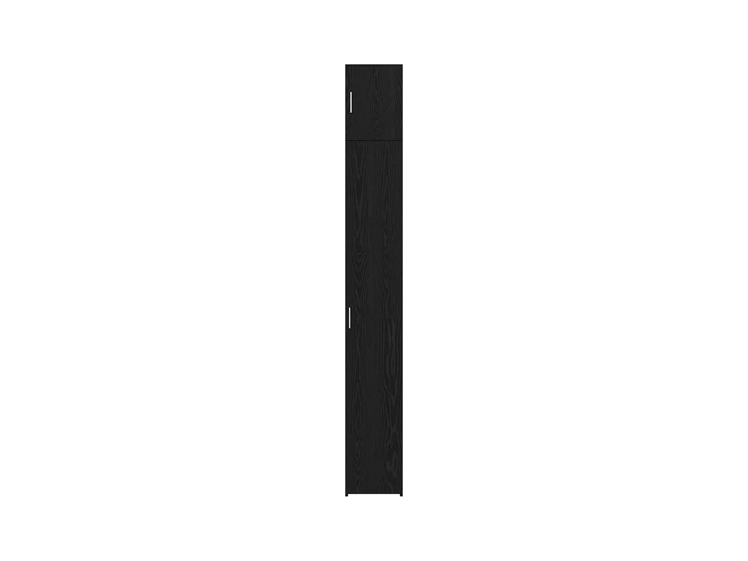 Mobile da Storage Slim Rovere nero 30 x 42.5 x 225 cm