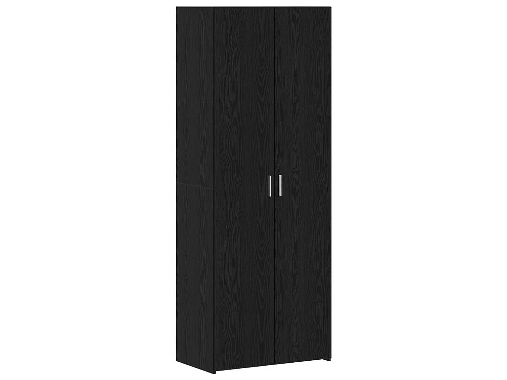 Armadio 3 pcs Rovere Nero