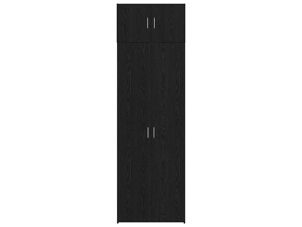 Armadio 3 pcs Rovere Nero