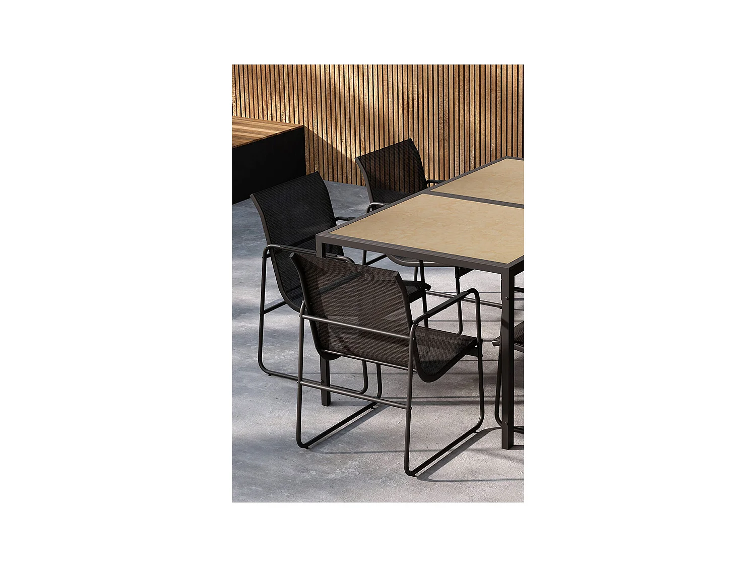 Ensemble table de repas et 6 chaises extérieures Lampedusa