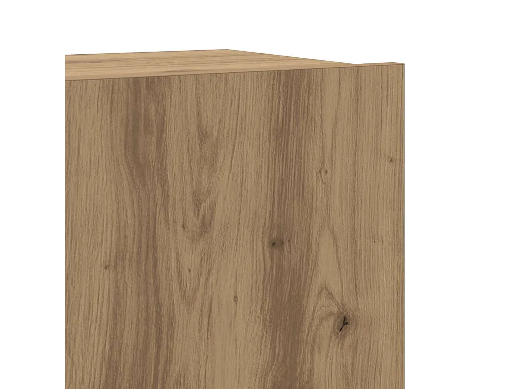 4-tlg. TV-Schrank-Set Wandmontage Artisan-Eiche Holzwerkstoff