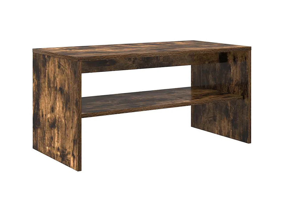 Tv-meubel 80x40x40 cm bewerkt hout gerookt eikenkleurig