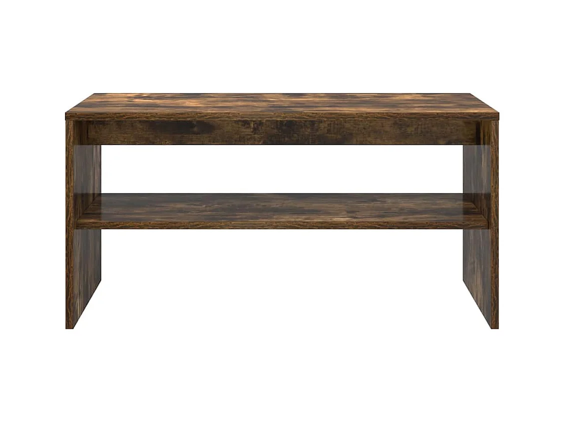 Tv-meubel 80x40x40 cm bewerkt hout gerookt eikenkleurig