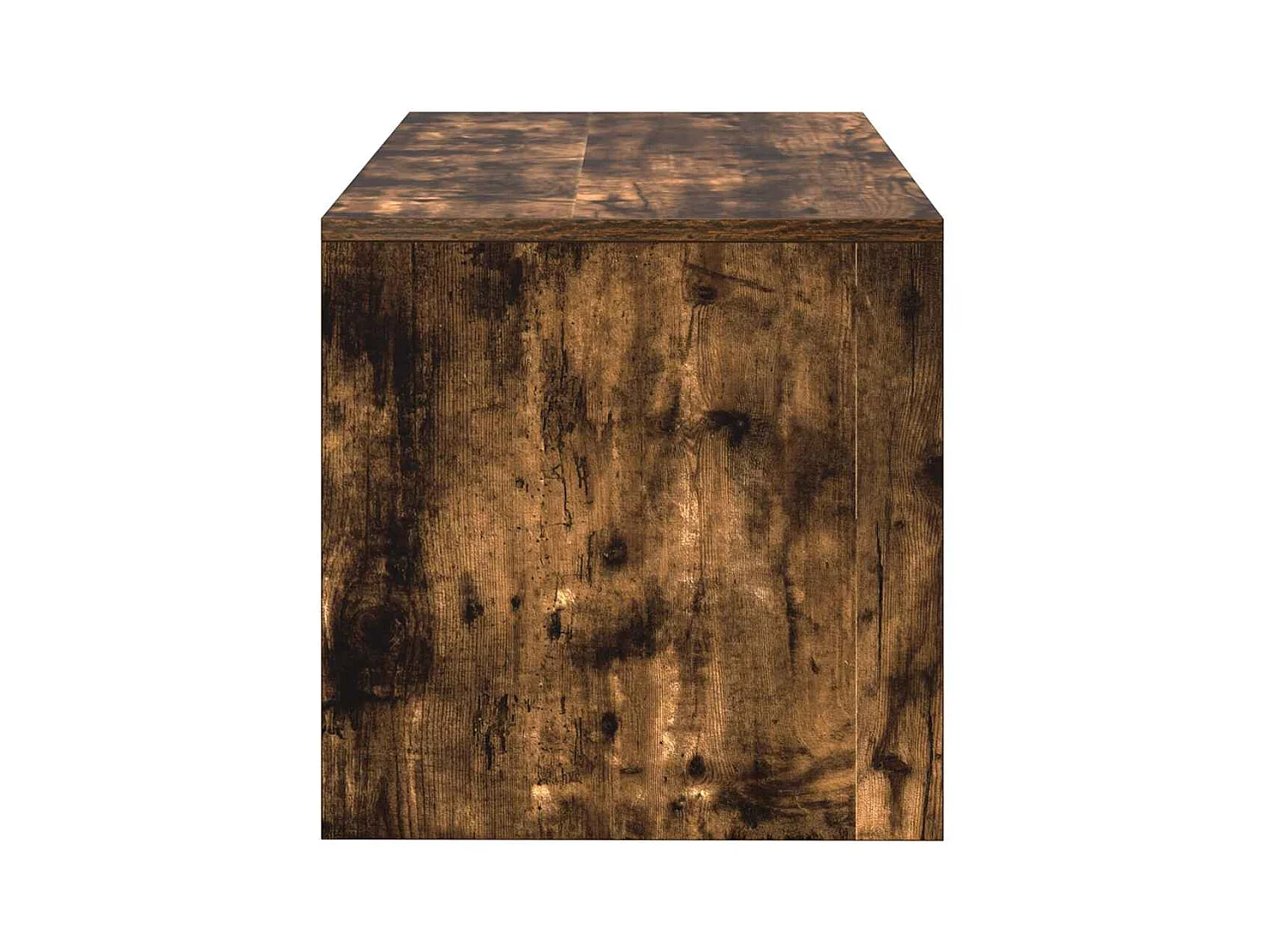 Tv-meubel 80x40x40 cm bewerkt hout gerookt eikenkleurig