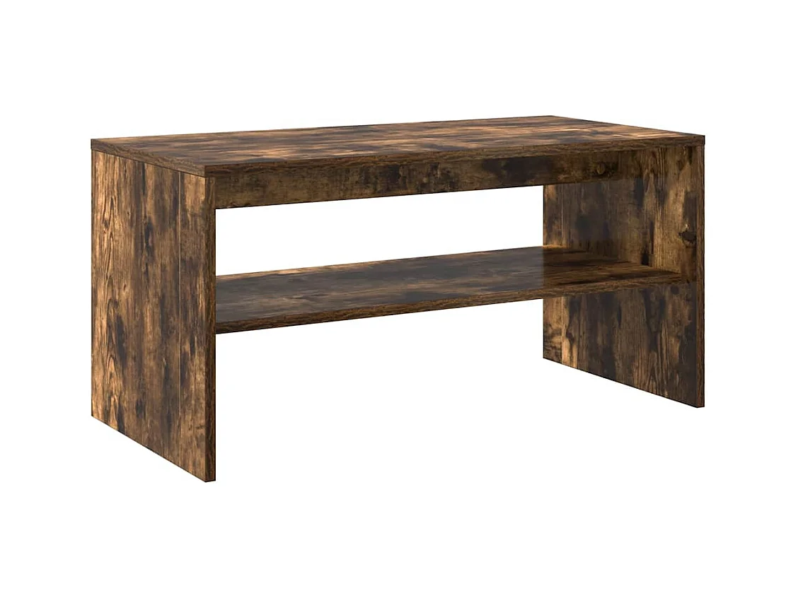 Tv-meubel 80x40x40 cm bewerkt hout gerookt eikenkleurig