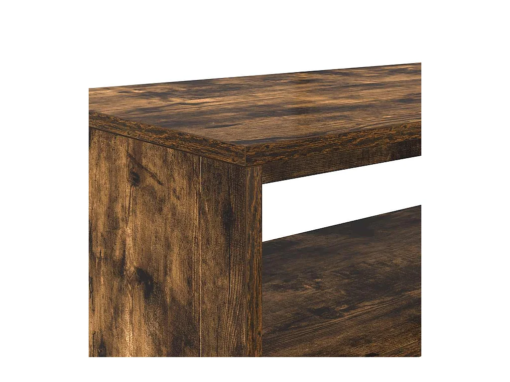 Tv-meubel 80x40x40 cm bewerkt hout gerookt eikenkleurig