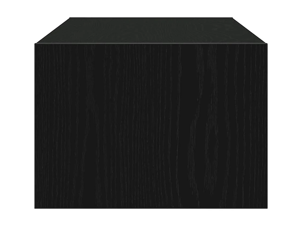 TV-Schrank mit LED-Leuchten Schwarz Eichen-Optik 100x35,5x25 cm