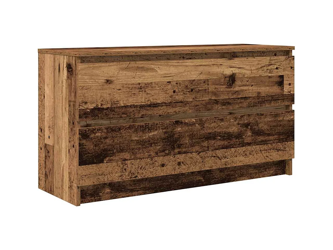 Tv-meubel 100x35x54 cm bewerkt hout oud houtkleurig