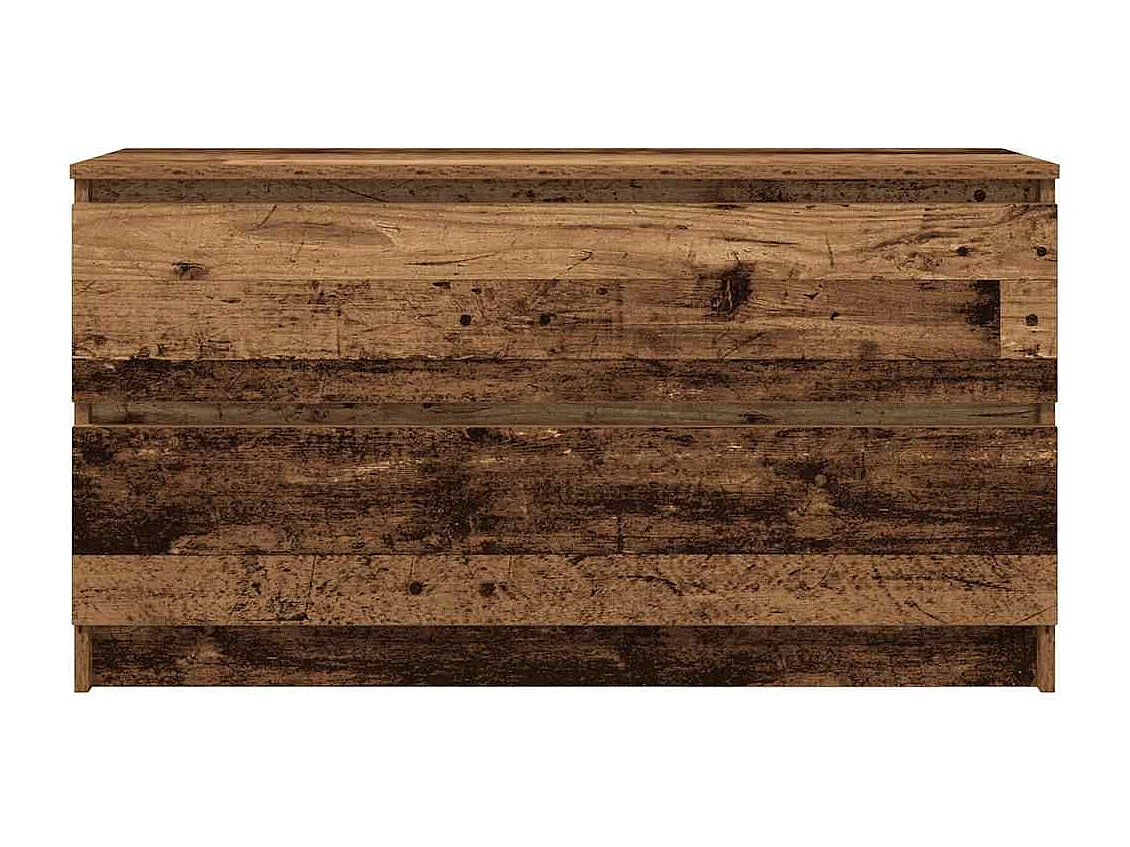 Meuble TV vieux bois 100x35x54 cm bois d'ingénierie