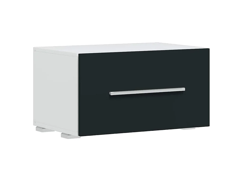 Meubles TV 5 pcs avec lumière LED indigo mat bois d'ingénierie