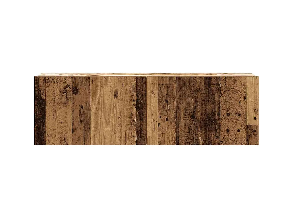 Meubles TV muraux 3 pcs vieux bois 100x30x30 cm bois ingénierie