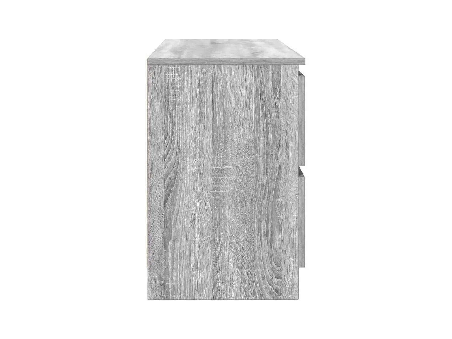 Meuble TV sonoma gris 100x35x54 cm bois d'ingénierie