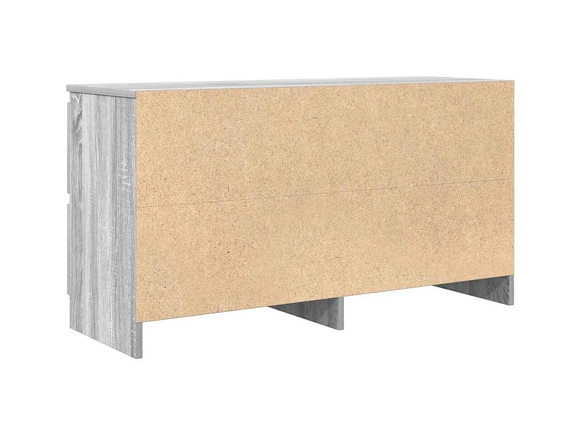 Meuble TV sonoma gris 100x35x54 cm bois d'ingénierie