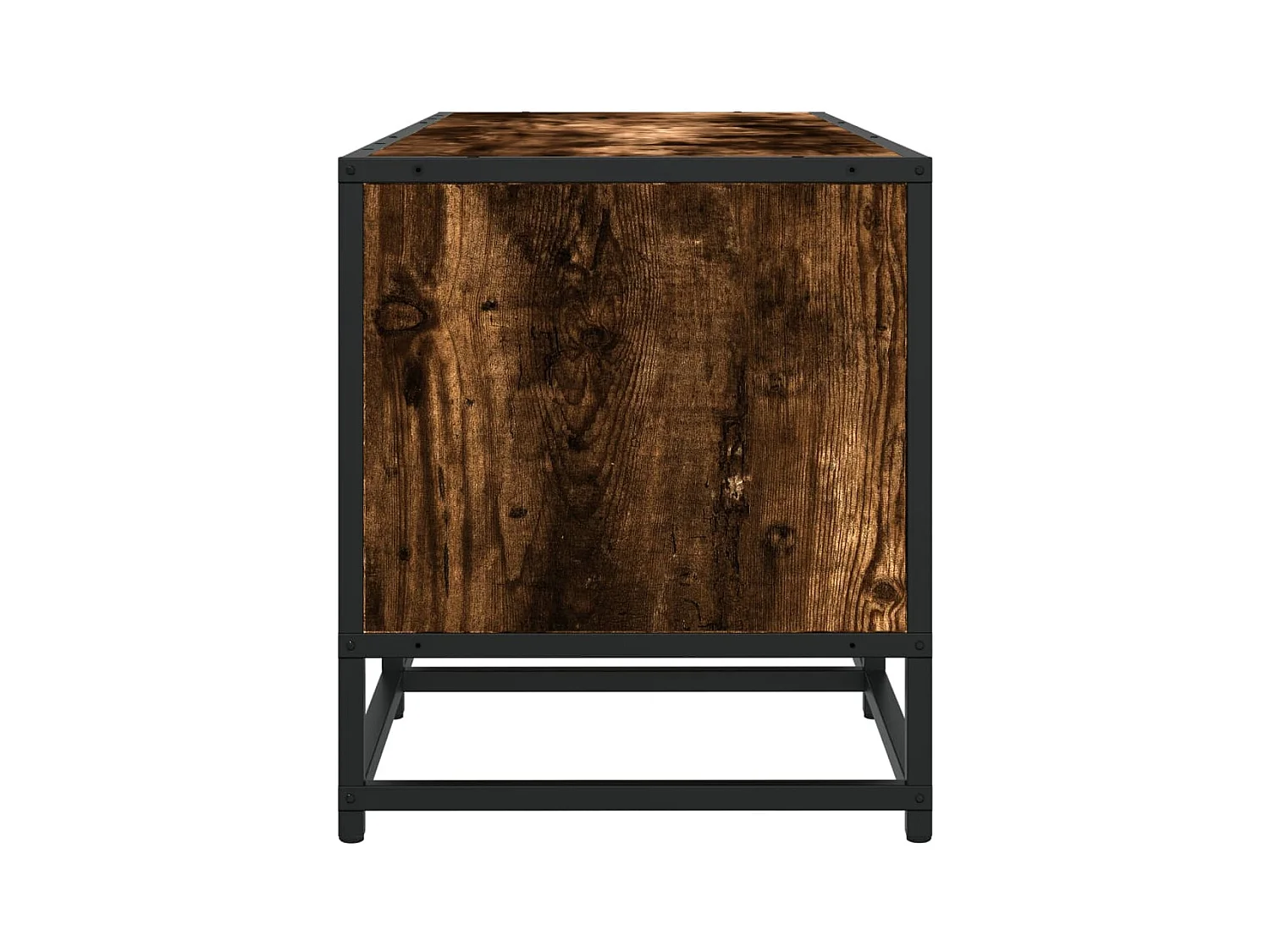 Meuble TV chêne fumé 240x35x41 cm bois d'ingénierie