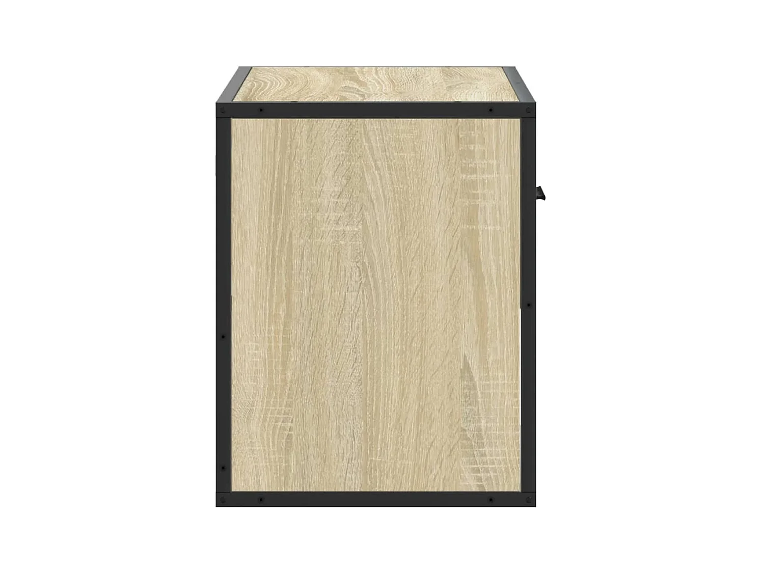 Meuble TV chêne sonoma 60x31x39,5 cm bois d'ingénierie et métal