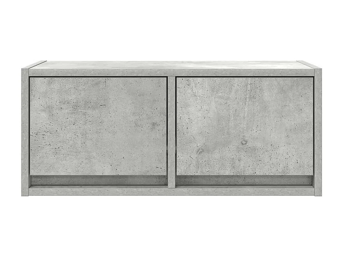 Meubles TV 2 pcs gris béton 60x31x25,5 cm bois d'ingénierie