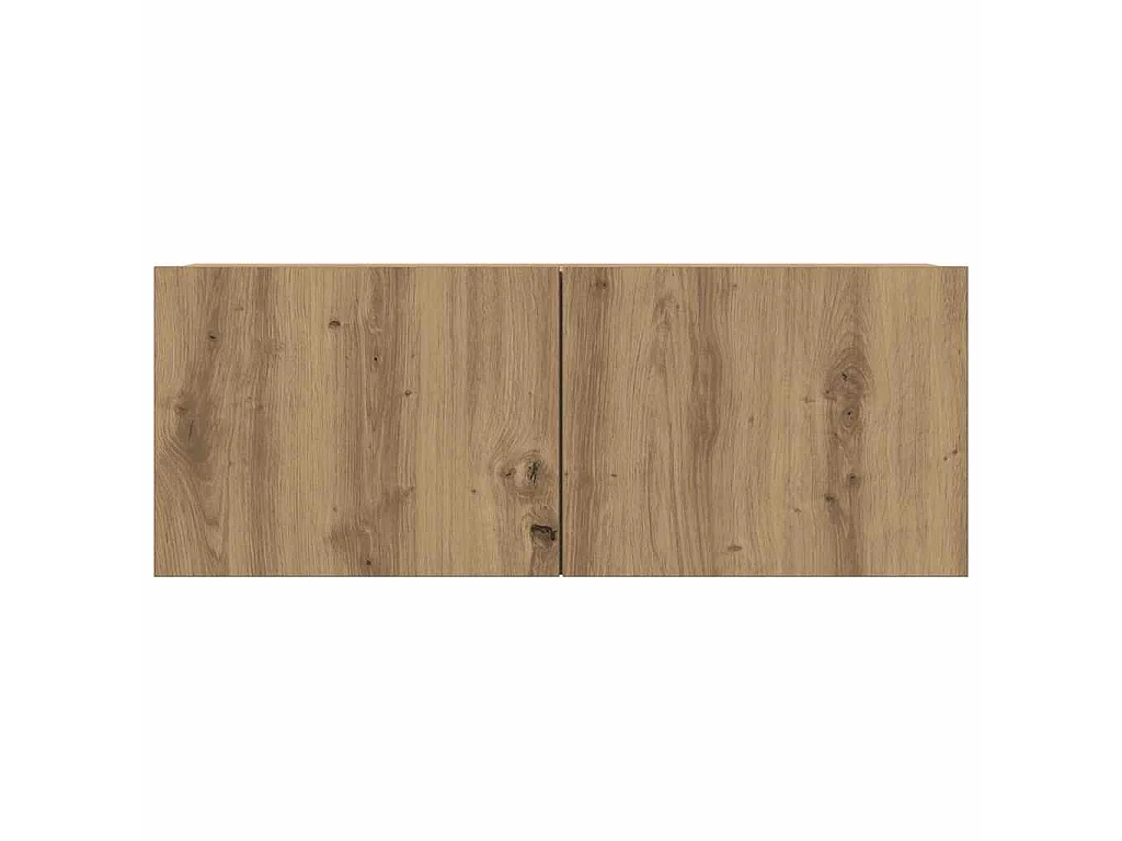 Meubles TV muraux 2 pcs chêne artisanal 80x30x30 cm