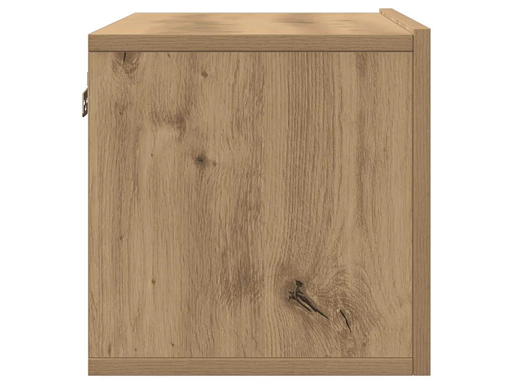 Meubles TV muraux 2 pcs chêne artisanal 80x30x30 cm