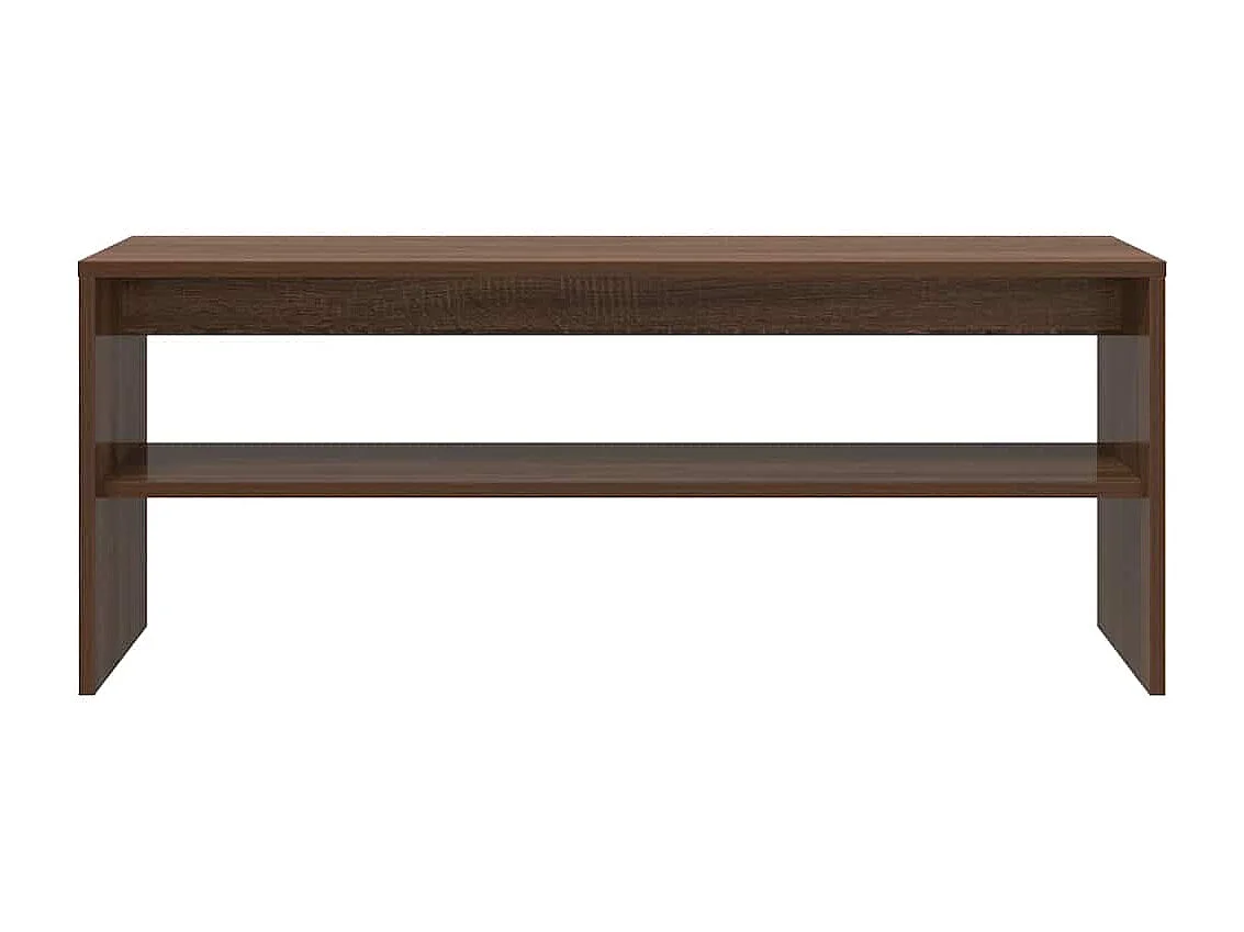 Tv-meubel 100x40x40 cm bewerkt hout bruin eikenkleur