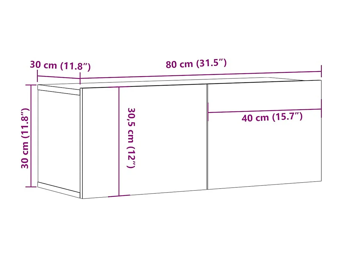 Móvel para TV de parede derivados de madeira madeira velha