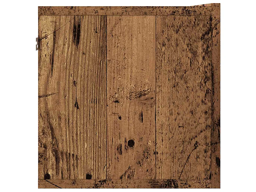 Meuble TV mural vieux bois 80x30x30 cm bois d'ingénierie