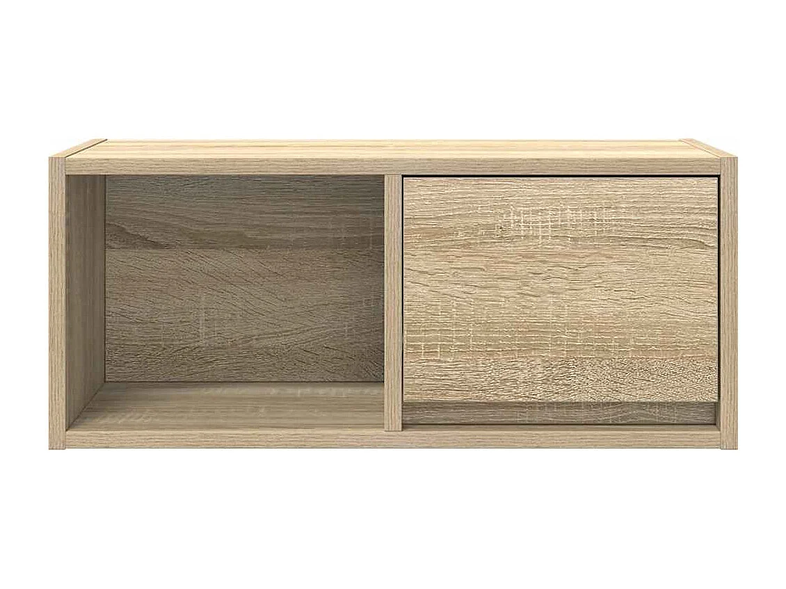 TV-meubel 60x31x25,5 cm bewerkt hout sonoma eikenkleurig