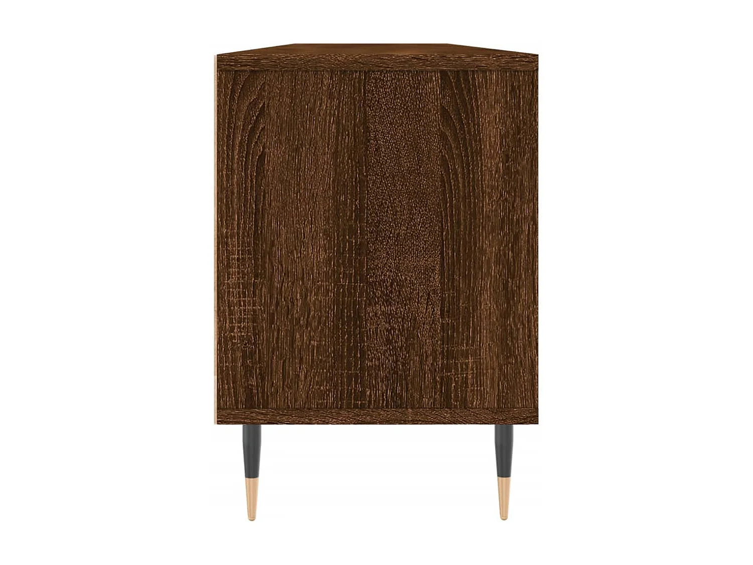 Meuble TV chêne marron 150x30x44,5 cm bois d'ingénierie