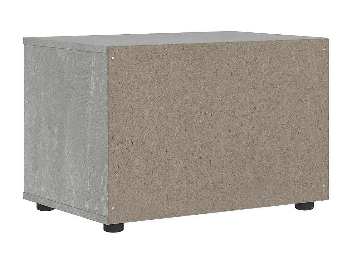 Tv-meubel VISNES 60x40x38 cm bewerkt hout betongrijs