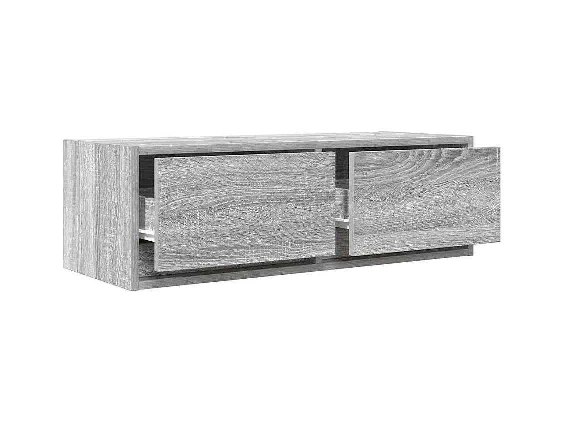 Meubles TV 2 pcs sonoma gris 80x31x25,5 cm bois d'ingénierie