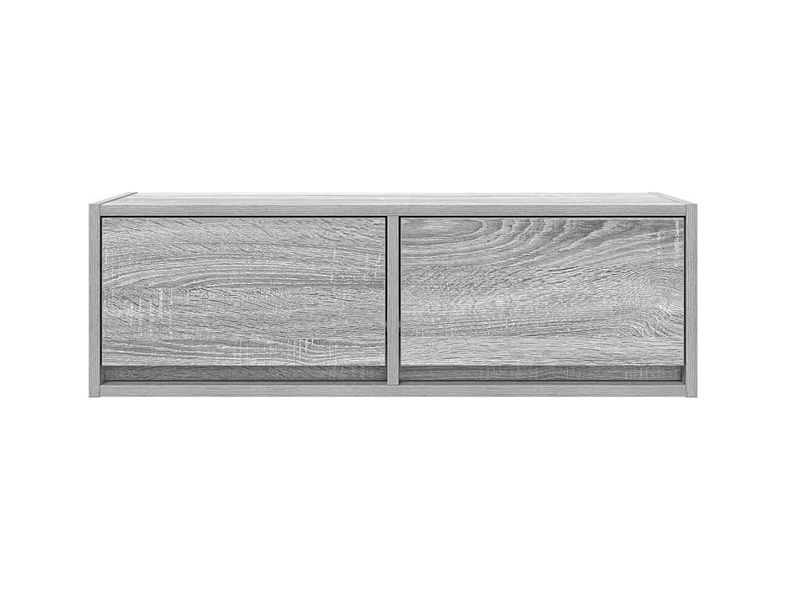 Meubles TV 2 pcs sonoma gris 80x31x25,5 cm bois d'ingénierie