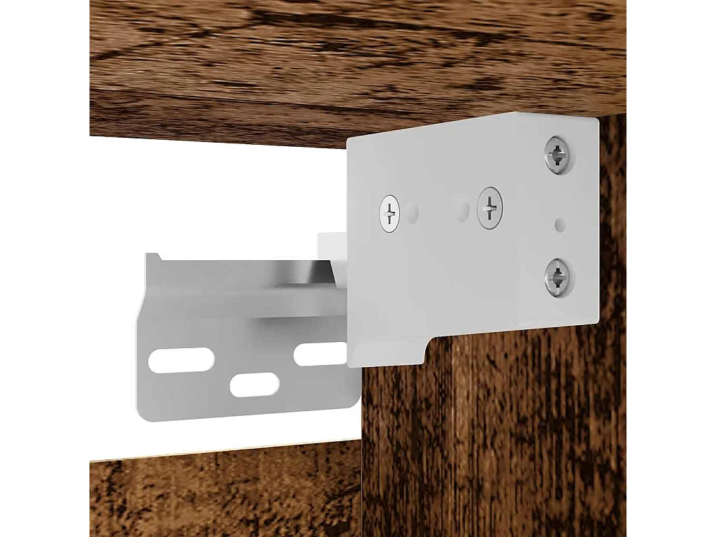 Armadietti TV Montati a Parete Legno Antico 30,5x30x30 cm