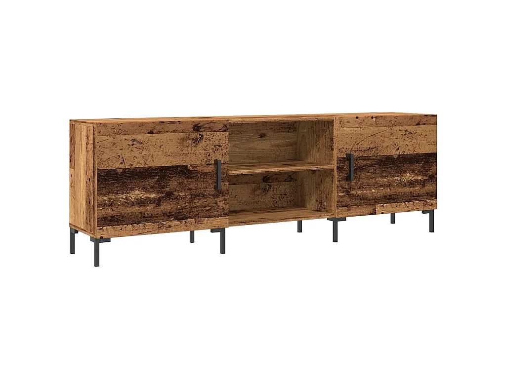 Mobile Porta TV Legno Antico 150x30x50 cm in Truciolato