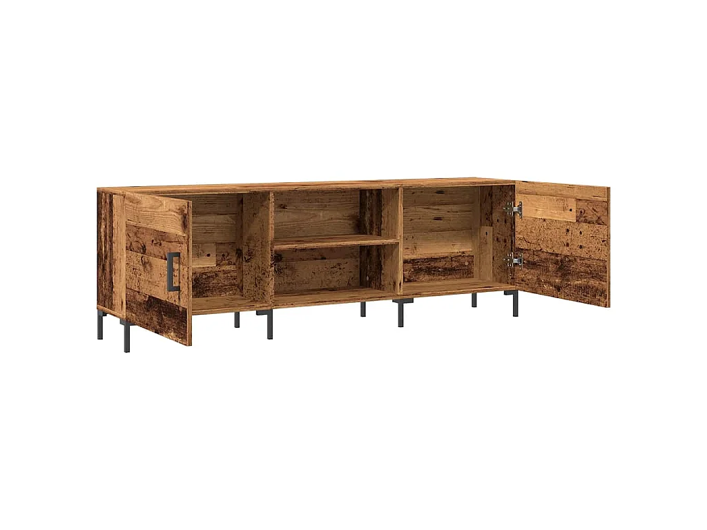 Mobile Porta TV Legno Antico 150x30x50 cm in Truciolato