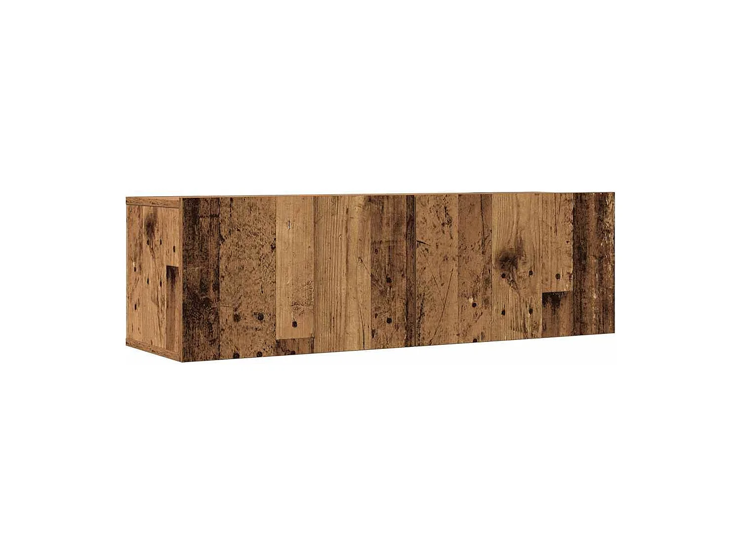 Ensemble de meuble TV mural 4 pcs vieux bois bois d'ingénierie