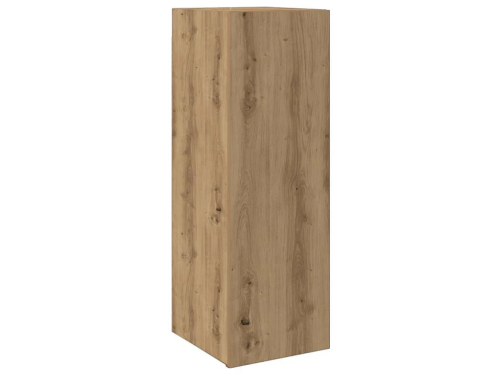 Meubles TV muraux 3 pcs chêne artisanal bois d'ingénierie