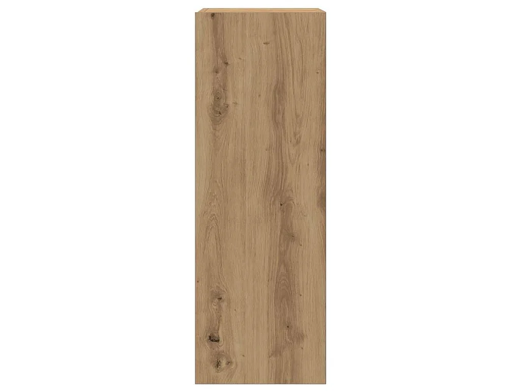 Meubles TV muraux 3 pcs chêne artisanal bois d'ingénierie