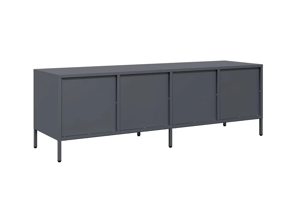 TV-Schrank Anthrazit 135x39x43,5 cm Kaltgewalzter Stahl